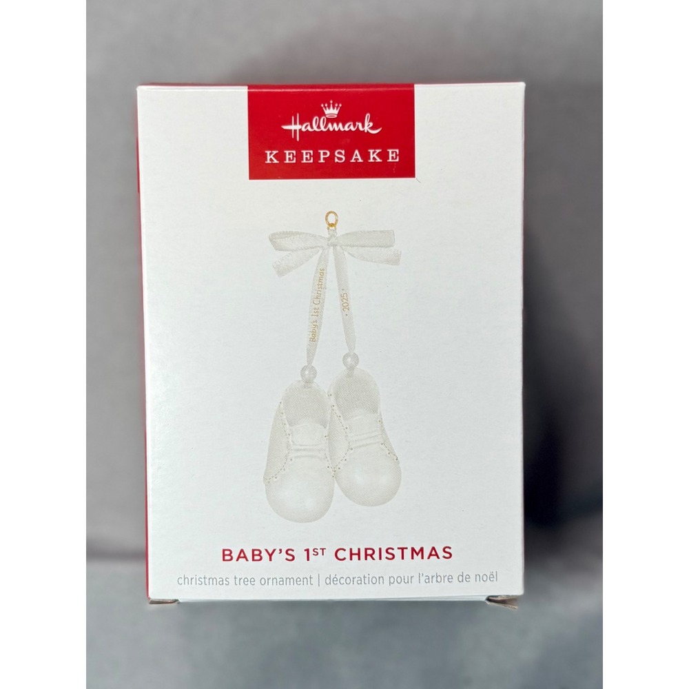 2025 Hallmark Baby's First Christmas Ornament Baby Booties